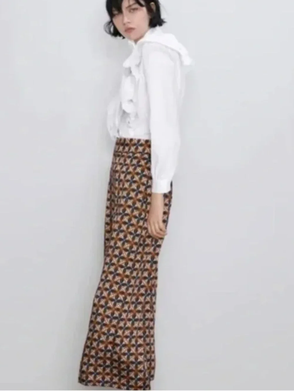 Zara Wide High rise Pants